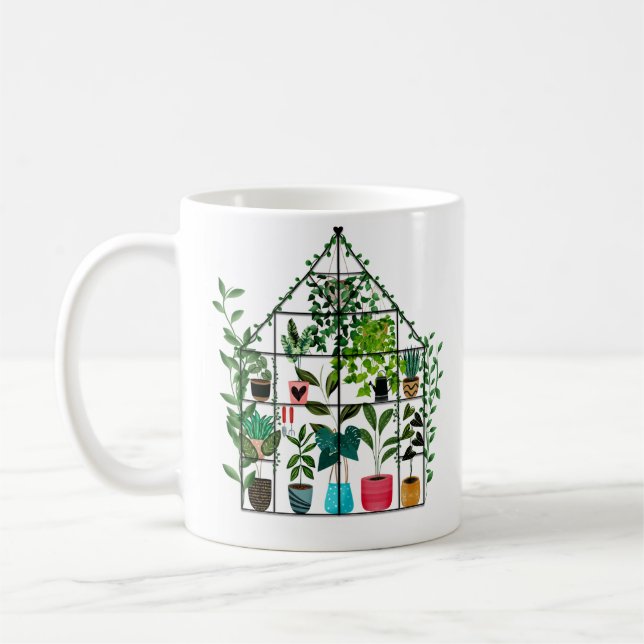 Cozy Greenhouse Coffee Mug (Left)