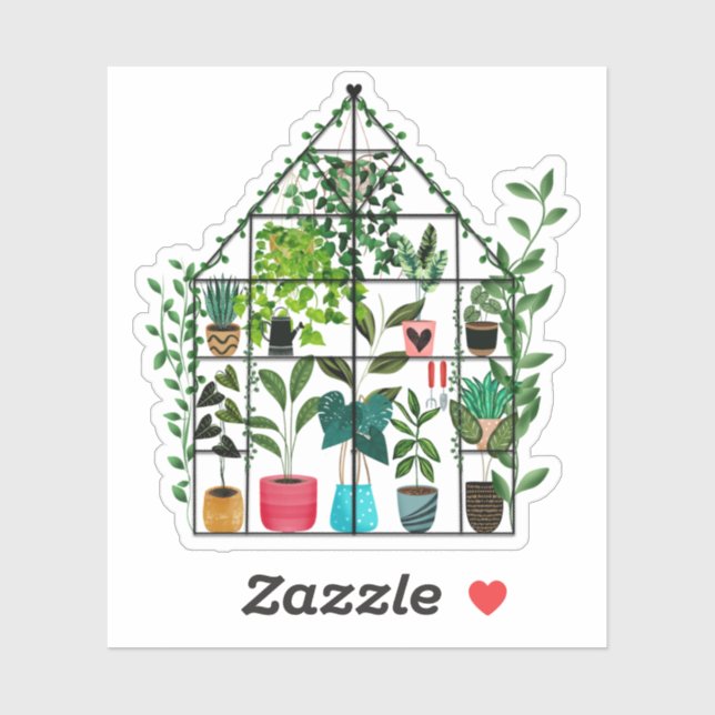 Cozy Greenhouse Sticker (Sheet)