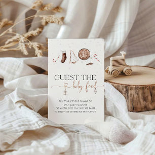 Cozy Guess the Baby Food Baby Shower Game