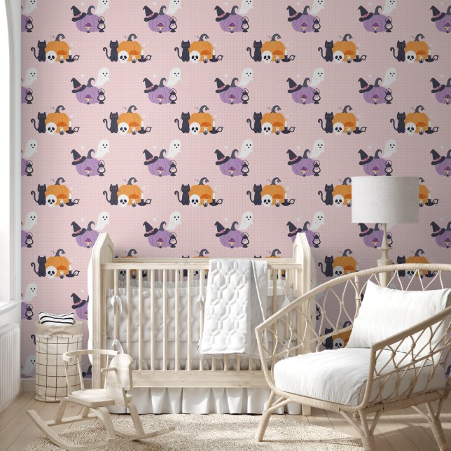 Cozy Halloween Charm Wallpaper (Kids)