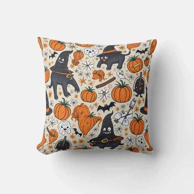 Cozy Halloween Cushion (Front)