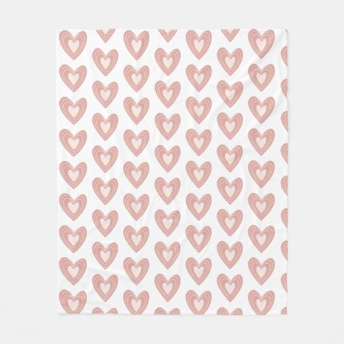 Cozy Heart Pattern Blanket  Adorable  Soft Throw