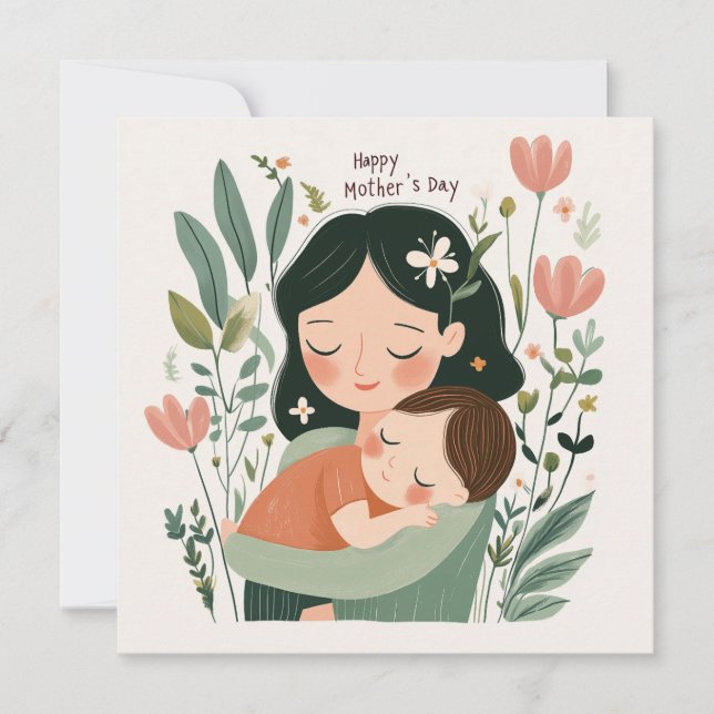 Cozy & Heartfelt Mother’s Day Card (Front)