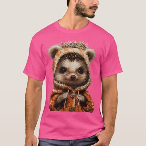 Cozy Hedgehog Burrows T_Shirt
