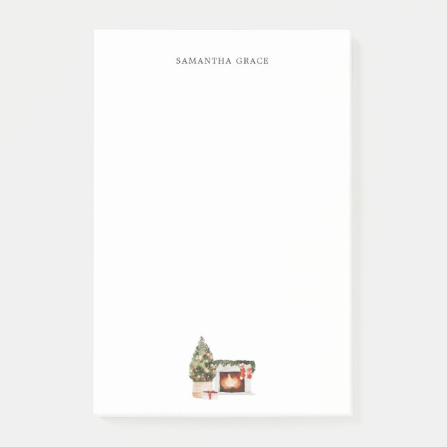 Cozy Holiday Christmas Personalized Notes (Front)