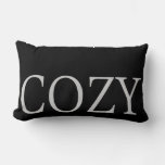 COZY HOLIDAY TYPOGRAPHY LUMBAR PILLOW