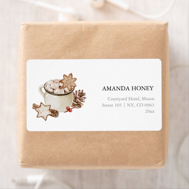 Cozy Holiday Wishes Label (Insitu)