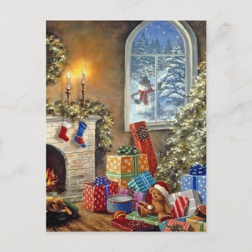 Cozy Holidays Holiday Postcard