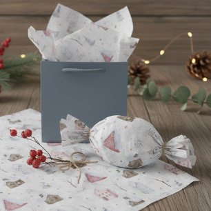 Cozy Home Christmas Pink ID985 Tissue Paper