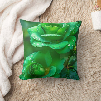 Cozy Home Decor Pillow with Floral Wreath Design
