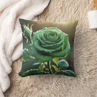 Cozy Home Decor Pillow with Floral Wreath Design