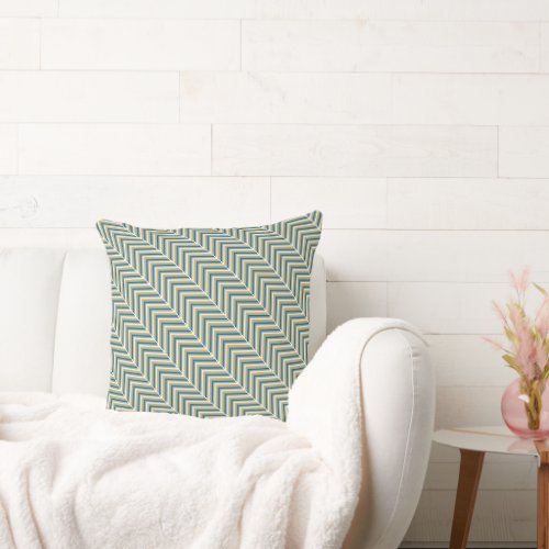 Cozy home decoration geometric green design throw pillow