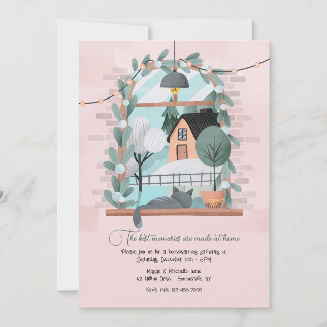 Cozy Home Housewarming Invitation (Front)