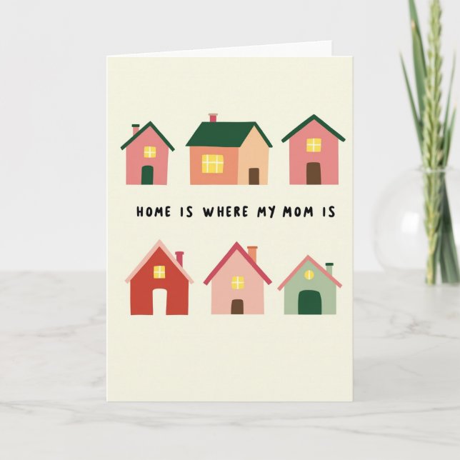Cozy Home Mothers Day Card (Front)