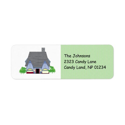Cozy House Return Address Label
