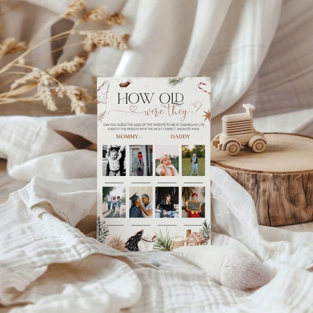 Cozy How Old Were They Baby Shower Game (Creator Uploaded)