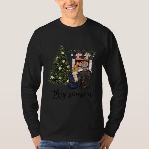 Cozy image of a couple hugging This Season T_Shirt