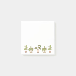 Cozy Indoor Plant Collection Post-it Notes