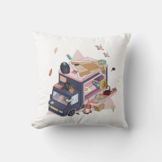 Cozy Journey Throw Pillow