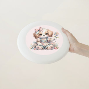 Cozy Kawaii Cottagecore Farmcore Puppy Style Wham-O Frisbee