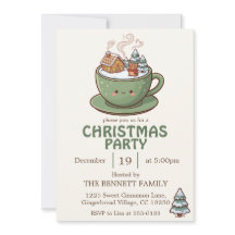 Cozy Kawaii Gingerbread Mug Sage Green