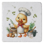 Cozy Kitchen Ducks Cute Cooking Design Trivet