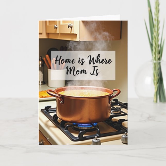 Cozy Kitchen Mothers Day Card (Front)