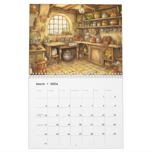 Beautiful Kitchens 2024 Calendar Kyla Shanda