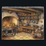 Cozy Kitchens 2024 Calendar<br><div class="desc">You can almost smell the bread baking. The Cozy Kitchens 2024 Calendar will make you nostalgic for a kitchen you've only dreamt about. Each month features a different whimsical cottage kitchen pulled right from your favorite fairytale.</div>
