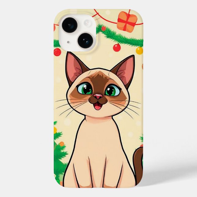🐱 Cozy Kitty Dreams ✨ Whimsical Cat Fantasy Case-Mate iPhone Case (Back)