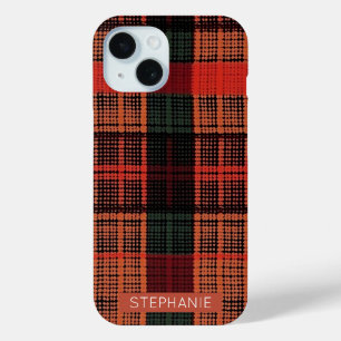 Cozy Knit Patchwork - Vintage Boho Autumn Style iPhone 15 Case
