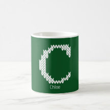 Cozy Knitted Alphabet Letter C
