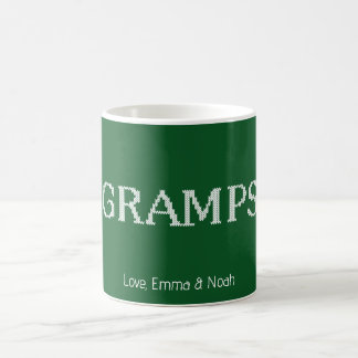 Cozy Knitted GRAMPS Christmas Coffee Mug