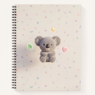 Cozy koala :Modern pastel Notebook 