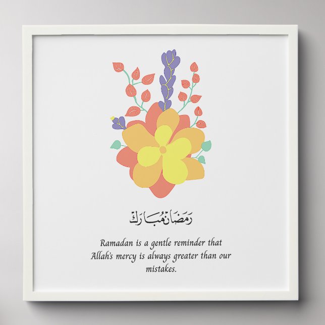 Cozy lantern-themed Ramadan wall print  Peel And Stick Photo Tile (Front Set)
