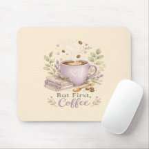 Cozy Lavender Watercolor Coffee