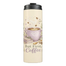 Cozy Lavender Watercolor Coffee