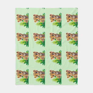 Cozy Leopard Fleece Blanket