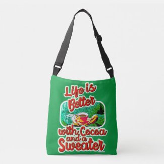Cozy Life is Better Cocoa Joy Holiday Sweater