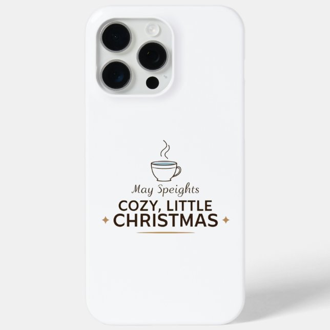 Cozy Little Christmas Coffee Cup Phone Case (Back)