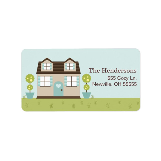 Cozy Little Home Address Labels (Front)