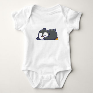 Cozy Little Penguin Nap Baby Bodysuit