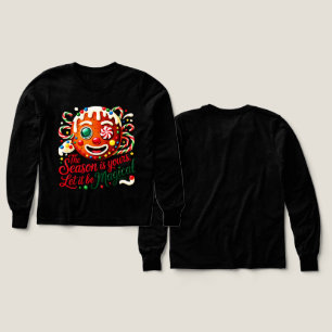 Cozy Magical Gingerbread Man & Cute Winter Apparel Tri-Blend Shirts