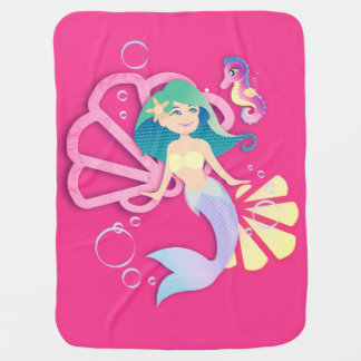 Cozy Mermaid Baby Blanket