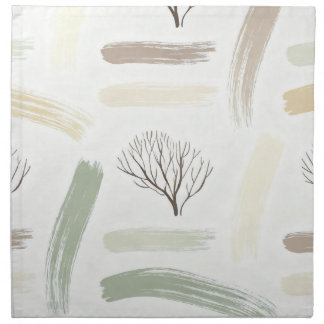 Cozy  Minimal Winter Aesthetic Pattern   Cloth Napkin