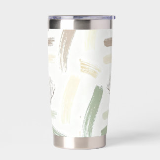 Cozy  Minimal Winter Aesthetic Pattern   Insulated Tumbler