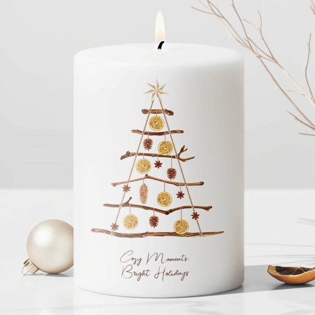  Cozy Minimalist Christmas Tree Candle (Creator Uploaded)