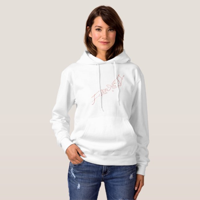 Cozy Minimalist Couple Hoodie (Front Full)