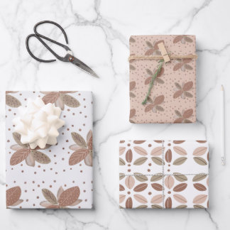 Cozy Mocha Wrapping Paper Sheets