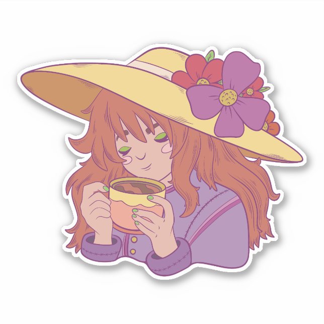 Cozy Morning Sticker (Front)